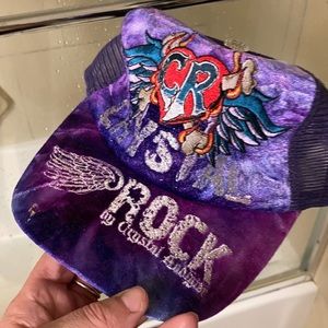 Christian audigier chrystal rock hat